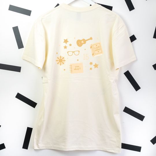 Discover Fearless Taylor Embroidered Ecru T-Shirt