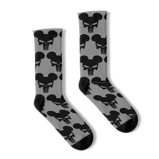 Disney Punisher Mickey Mouse Socks