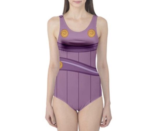 Megara Inspired One Piece Swimsuit