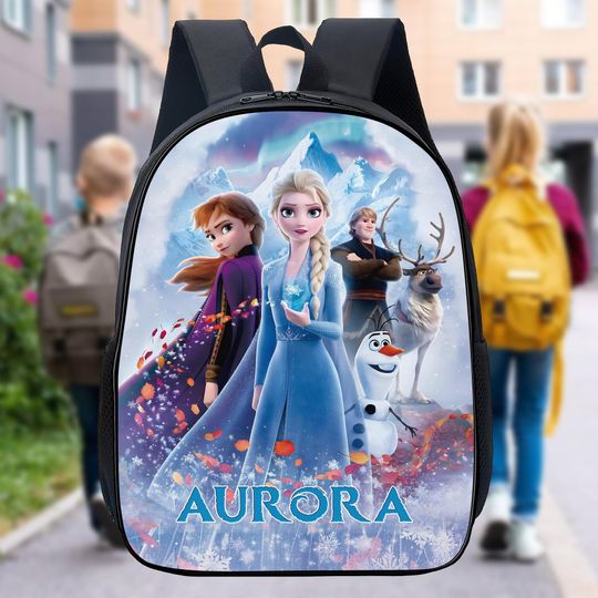 Discover Personalized Princess Movie Backpack, Characters Backpack, Cartoon Movie Backpack, Princess Backpack, Princess School Backpack, School Gift