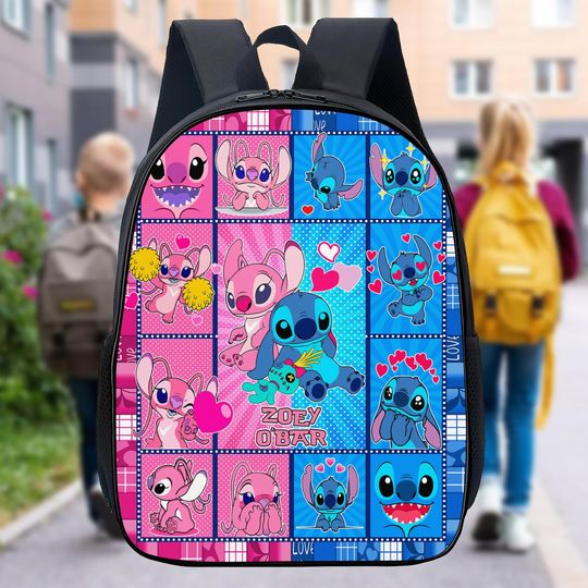 Personalized Series Movie Backpack, Couple Backpack, Dog Couple Backpack, Back To School Gift For Kids