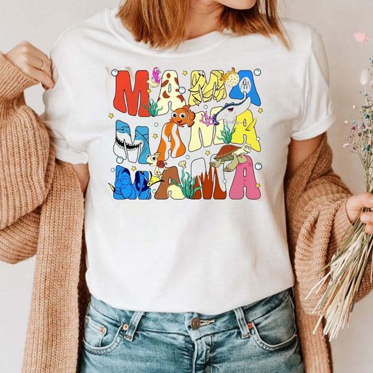 Discover Disney Cute Mama T-Shirt, Disney Mom Shirt, Disney Mothers Day Shirt, Funny Disney New Mom Tees, Trendy Disney Shirts