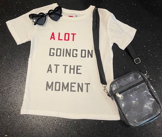 Discover A Lot Going On At The Moment Kid's T Shirt White