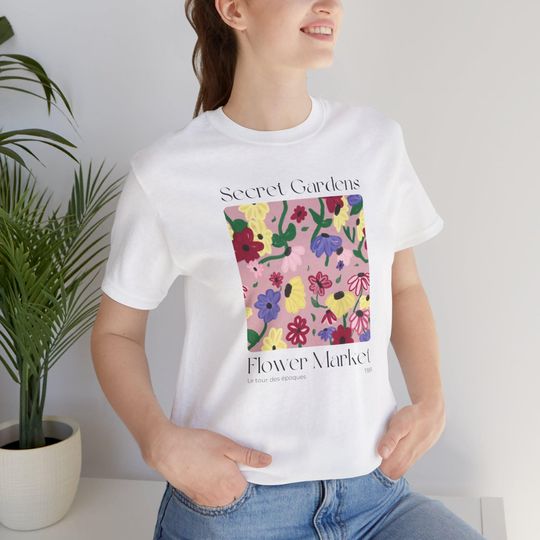 Discover Secret Gardens Flower Market T-Shirt - TS Inspired - Eras  - Bella Canvas 3001