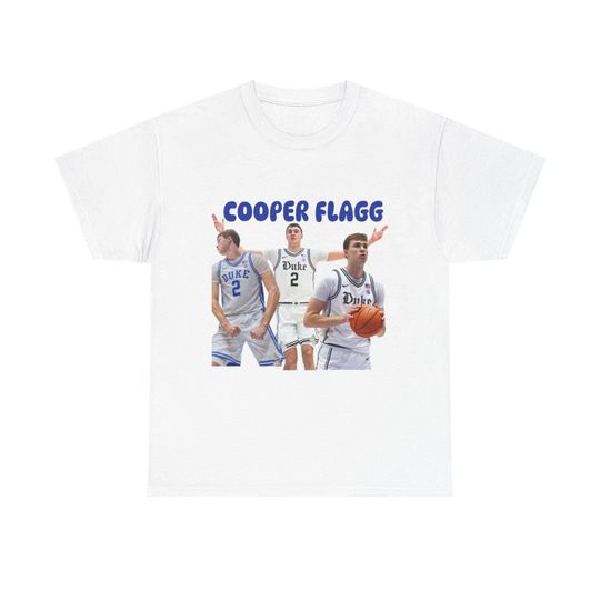 Discover Cooper Flagg Unisex Decor Tee, Sports Fan Shirt, Basketball Apparel, Gift for Duke Fans, Birthday Present, Game Day Outfit