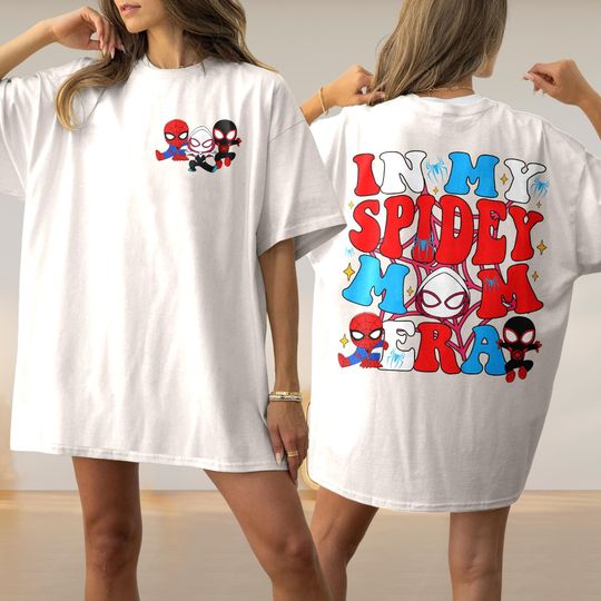In my Spidey Mom Era Shirt, Funny Mother's Day Gift For Mom, Spider Hero Mom Shirt, Spider Women Shirt, Spider Mom Birthday Gift Tee