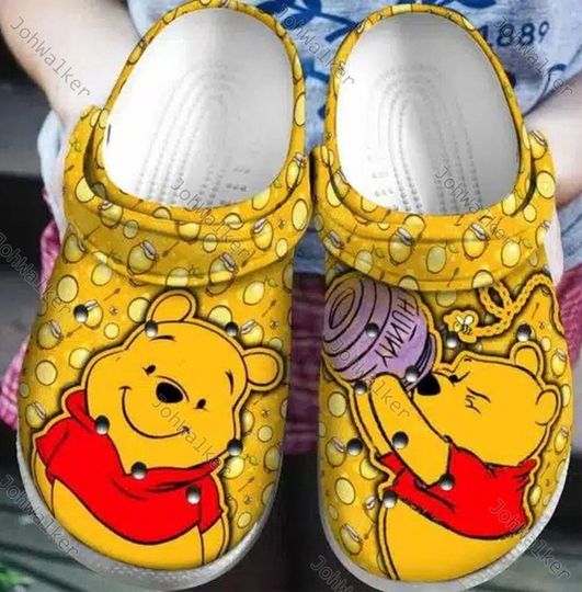 Winnie The Pooh Clogs Shoes, Winnie The Pooh Shoes