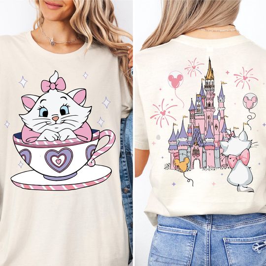 Disney Marie Cat Shirt, Magic Kingdom Trip Shirt, The Aristocats T-Shirt, Marie Cat Shirt, Disney Cat Shirt, Cat Lover Shirt, Cat Lady Tee