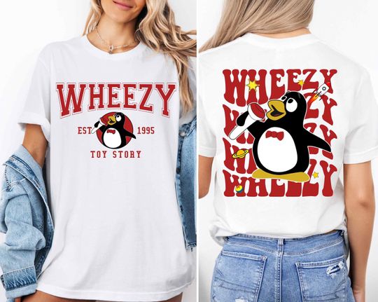 Discover Disney Toy Story Penguin Wheezy Sing Shirt, Wheezy Shirt , Disney Trip Tee, Toy Story Characters Shirts, Disney Pixar Shirt