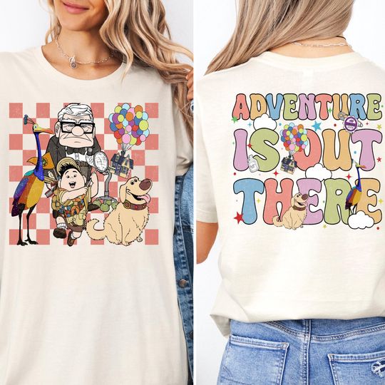 Pixar Up Adventure Is Out There Shirt, Disney Pixar Up Shirt, Disney Vacation Up Movie Shirt, Paradise Falls Shirt, Disney Up Characters Tee