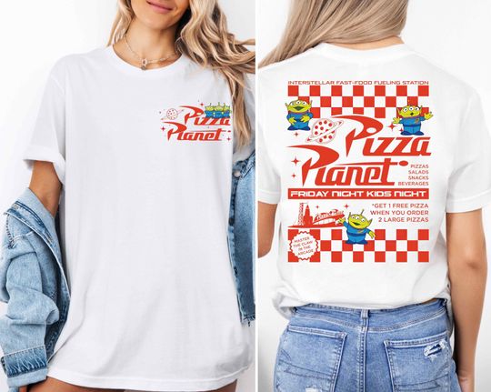 Discover Pizza Planet Toy Story Shirt, Disney Toy Story Aliens T-Shirt, Toy Story Shirt, WDW Family Trip 2025 Shirt, Disney Snacks Tee