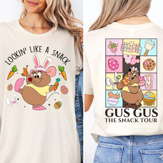 Lookin' Like A Snack Easter T-shirt, Disney Gus Gus Easter Day Tee, Easter Eggs T-Shirt, Easter Bunny Ears Sweater, Easter Mouse Sweatshirt