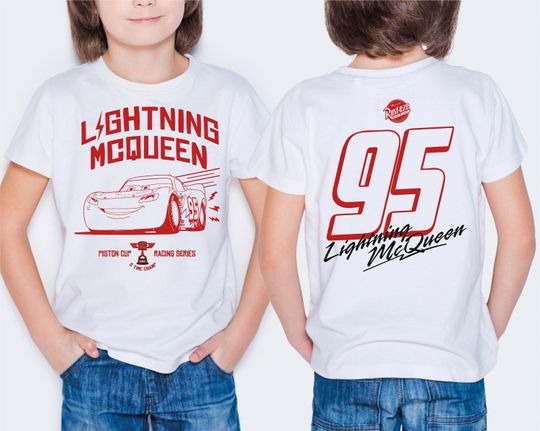 Discover Lightning McQueen 95 Shirt, Pixar Cars Movie T-Shirt, Rusteze Cars Tees, Radiator Springs Tee, Disney Cars Shirt, WDW Family Vacation Shirt