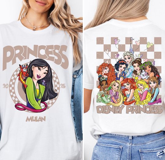 Discover Disney Princess Mulan Shirt, Disney Girls Trip 2025 Shirt, Disney Vacation Shirt, Asian Princess Shirt, Walt Disney World Shirt, Mulan Shirt