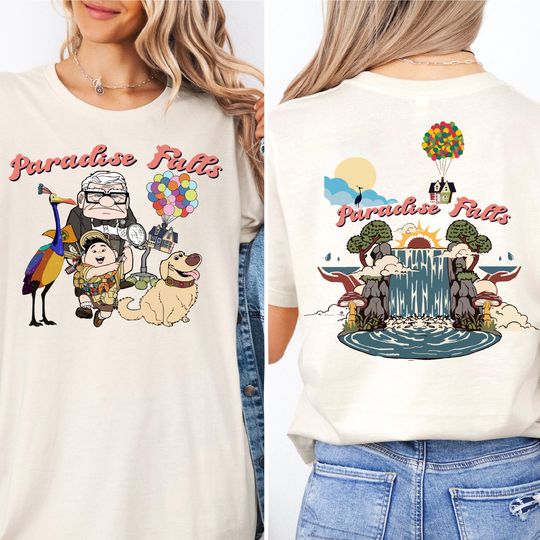 Pixar Up Movie Paradise Falls  T-shirt, Disney Up Shirt, Adventure Is Out There Shirt, Disney Family Vacation Shirt, Paradise Falls Shirt