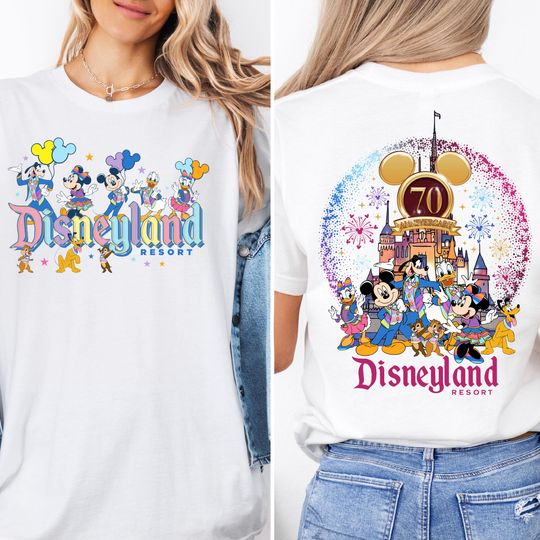 Discover Disneyland 70th Resort Shirt, Mickey And Friends Shirt, Mickey Ears Shirt, Disneyland Castle Shirt, Epcot Shirt, Disney Family Vacation Tee