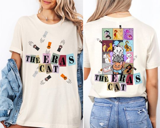 Disney The Eras Cat Shirt, The Aristocats T-Shirt, Cat Lover Shirts, Cat Edition Tees, Animal Lover Tee, 2025 Disneyland Family Trip Shirts