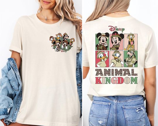 Mickey and Friends Safari Shirts, Animal Kingdom Shirt, Disney Mickey Safari T-Shirt, Hakuna Matata Tees, 2025 Honeymoon Safari Tees