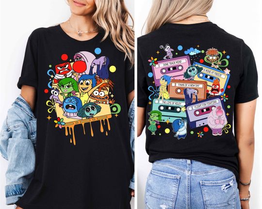 Discover Pixar Inside Out Characters T-Shirt, Disney Inside Out Shirt, Today Is A Core Memory Day Tees, Disneyland Family Vacation Shirt