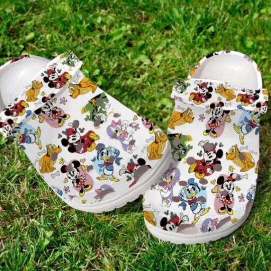Disneyland Mickey Art Clogs