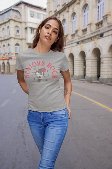 Senior Girl Tshirt, High School Shirt, College T shirt, Teen Girl Gift, Graphic T shirt, Soft Triblend, Fitted Tee, Slim Fit T-Shirt