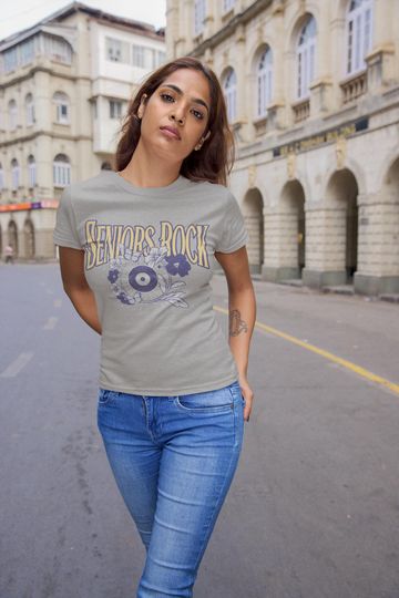 Senior Girl Tshirt, High School Shirt, College T shirt, Teen Girl Gift, Graphic T shirt, Soft Triblend, Fitted Tee, Slim Fit T-Shirt