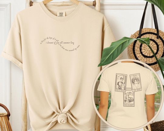 Swift Inspired folklore Tarot T-Shirt | Cardigan | Tarot Design | Betty August James Love Triangle