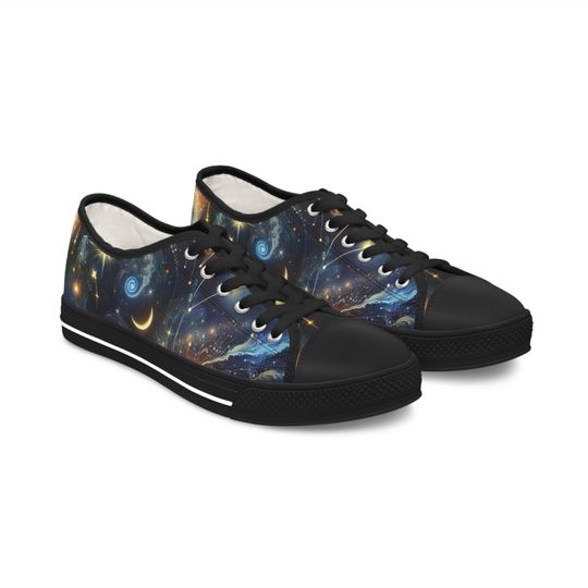 Discover Lovely Space Women's Low Top Sneakers