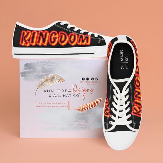 Discover Kansas City Kingdom Pride Football Low Top Sneakers, KC Shoes, Women's Sports Footwear, Fan Gift, Football Team Sneakers