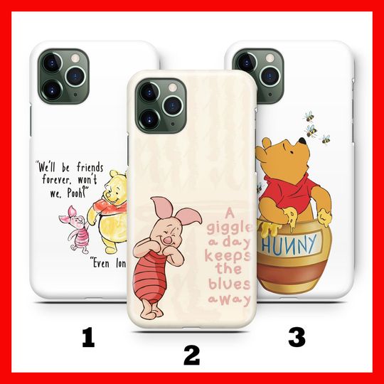 WiNNIE The POOH 1 Phone Case Cover For Apple iPHONE 11 12 13 14 15 16 Plus PRO MiNI MAX Disney Cartoon Tigger Piglet Rabbit Eeyore