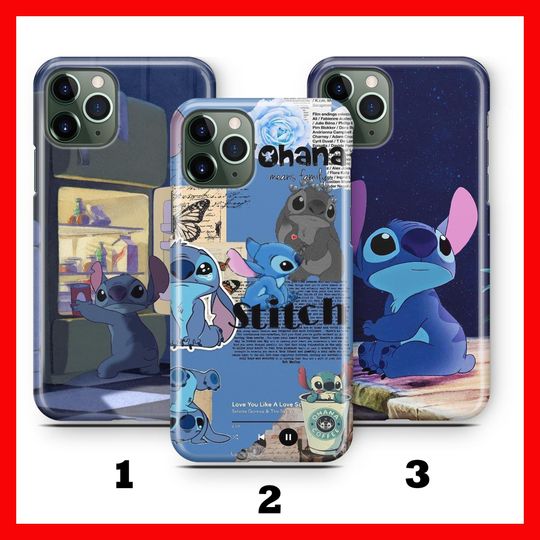 Discover Stitch K6 Phone Case Cover For Apple iPHONE 11 12 13 14 15 16 Plus PRO MiNI MAX Disney Cartoon Character Alien Creature Dog Panda Friend