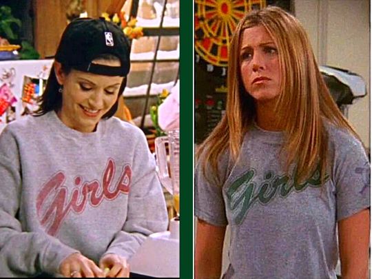 Discover Girls Sweatshirt & Tee from Friends, Rachel Green Monica Geller Shirt, Womens Graphic Tees, Girls Hoodie, Friends, 90s Kids Tee, Vintage