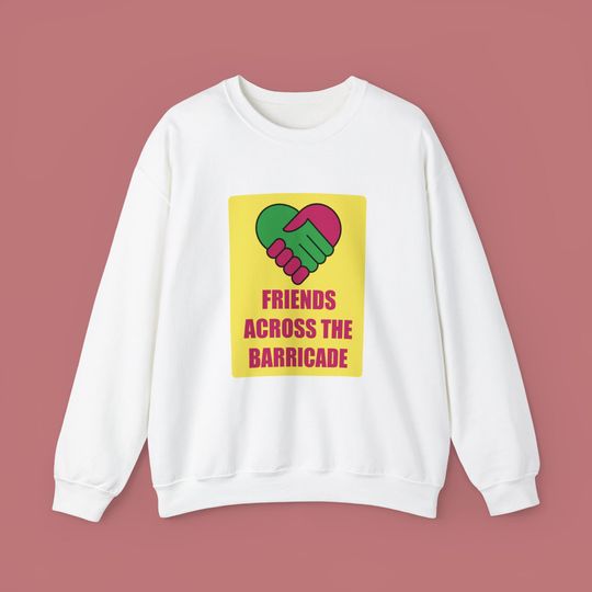 Discover Friends Across the Barricade Heavy Blend Crewneck Sweatshirt