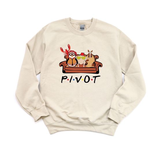 Pivot Shut Up T-Shirt, Friends Gift Shirts, Friends TV Show Shirt, Friends Themed Shirt, Gift , Couch Tee, Pivot Tee,Friends Couch TV show
