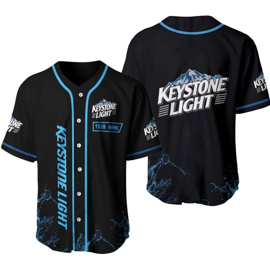 Keystone Light Baseball Jersey, Keystone Light Shirt, Keystone Light Jersey, Custom Jersey, Keystone Light Beer Shirt, Jersey Men