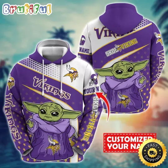 Discover Minns Team Vikings Movie Character Hoodie, Men and Women Hoodie