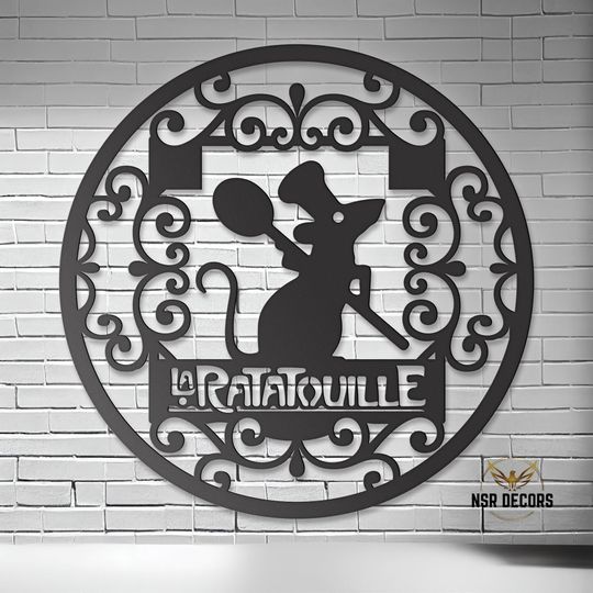 Ratatouille Metal Sign, Vintage Culinary Wall Art, Perfect for Kitchen Dcor, Great Gift for Food Lovers and Chefs, Ideal for Cooking Spaces