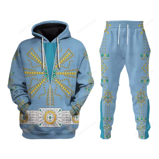 Discover Elvis Tiffany Blue - Costume Cosplay Hoodie Sweatpants