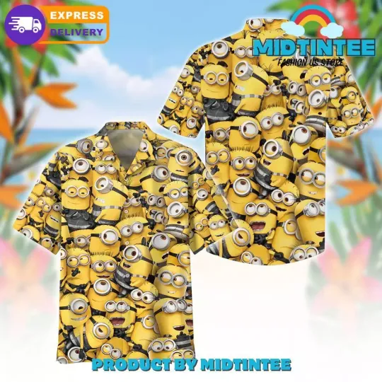 Discover Minions Funny 2024 New Movie Hawaiian Shirt