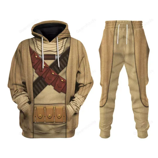 Star Wars Tusken Raiders Costume Hoodie Sweatpants