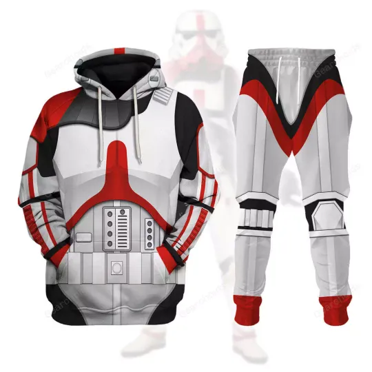 Star Wars Incinerator Troopers Costume Hoodie Sweatpants