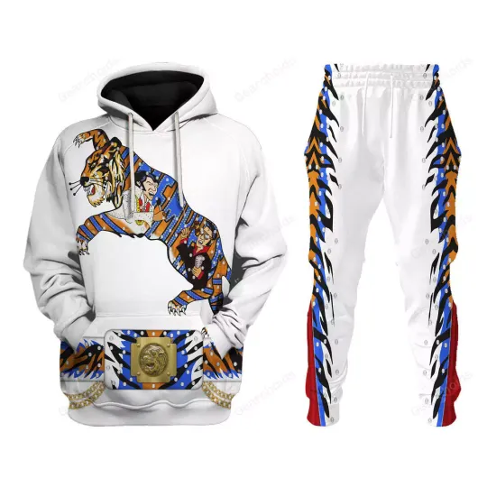 Elvis Presley Tiger - Costume Cosplay Hoodie Sweatpants
