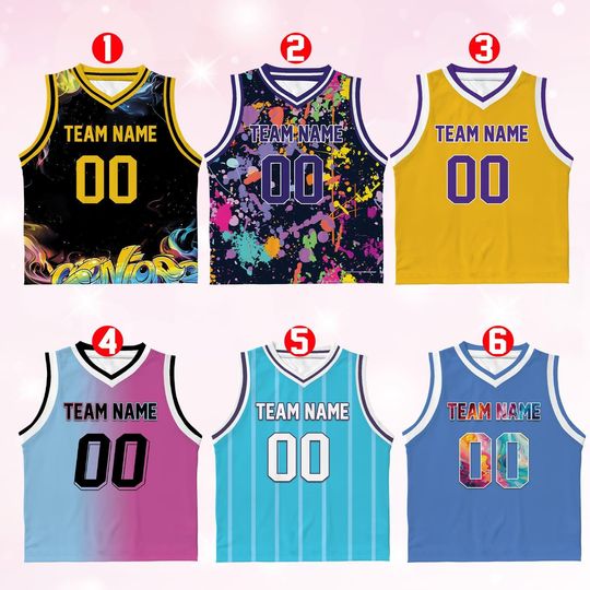 Discover Custom Basketball Jersey Team Name & Number, Personalized Youth Kid Basketball Jersey, Game Day Outfit, Kids Birthday Jersey, Toddler Jersey