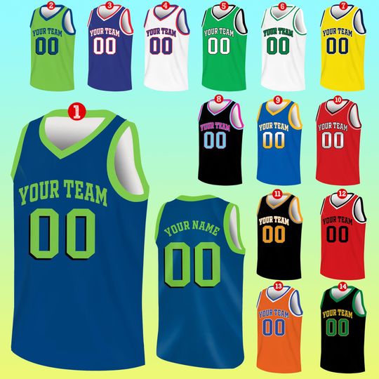 Discover Custom Basketball Jersey Team Name & Number, Personalized Youth Kid Basketball Jersey, Game Day Outfit, Kids Birthday Jersey, Toddler Jersey