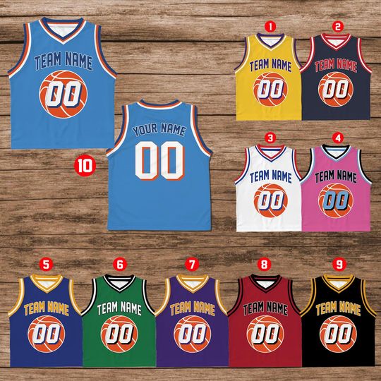 Custom Basketball Jersey Team Name & Number, Personalized Youth Kid Basketball Jersey, Game Day Outfit, Kids Birthday Jersey, Toddler Jersey