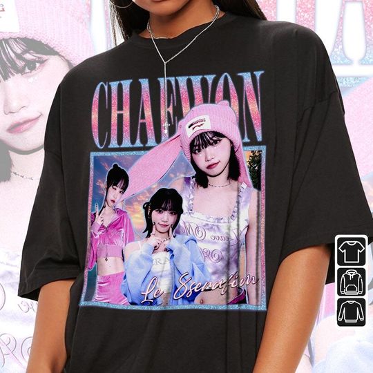 Chaewon Kpop Shirt, Chaewon Unforgiven Album Shirt, Chaewon Le Sserafim Vintage Retro Graphic Music Unisex Gifts Fan Shirt