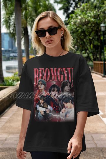 Discover Limited Beomgyu Kpop Vintage T-Shirt, Beomgyu Kpop Bootleg Shirt, Beomgyu Retro 90s Shirt, Beomgyu Fan Tees, Kpop Shirt, Kpop Merch For Gift