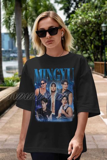 Discover Limited Mingyu Kpop Tshirt Vintage Unisex Shirt, Mingyu Fan Tees, Mingyu Retro Shirt, Mingyu Gift Merch, Kpop Shirt, Kpop Merch, Kpop Gift