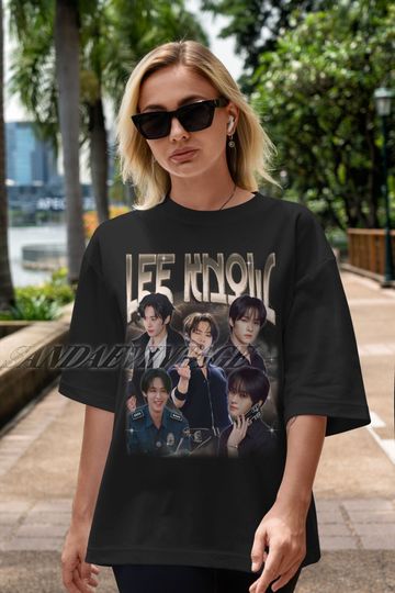 Discover Lee Know Vintage T-Shirt, Lee Know Fan Tees, Lee Know Bootleg Tshirt, Lee Know Retro 90s Shirt, Kpop Shirt, Kpop Merch, Kpop Gift