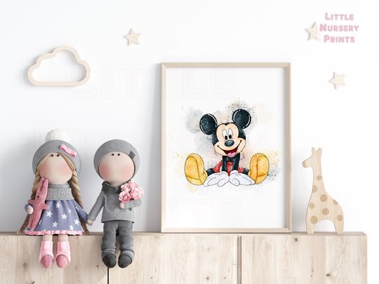 Discover mickey mouse art, mickey wall art, mickey mouse art, mickey nursery decor, mickey mouse wall art, nursery wall art, nursery decor, wall art